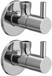 FLO Premium quality stainless steel Angle Cock TURBO Handle Chrome Plated_set of-2 Angle Cock Faucet