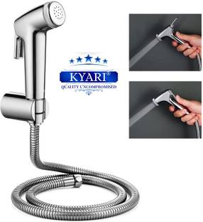 Kyari - ABS Conti Health Faucet Bidget Spray gun Complete set with Tube and Holder AH8 - For Toilet / ...