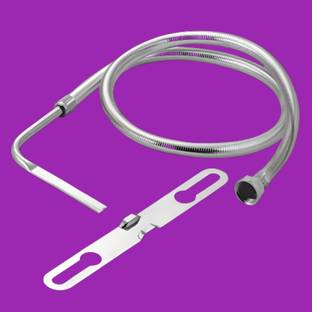 COSVIT Multi Stainless Steel Toilet Bidet or Jet Hands-Free Spray 1 meter - Pack of 1 Health  Faucet
