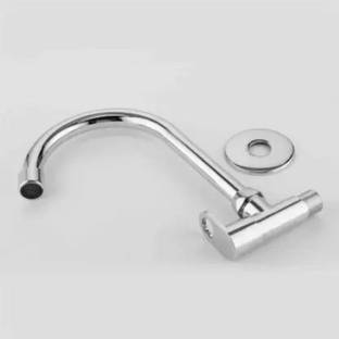 BATHHALL Orio Stainless Steel Sink Tap with Wall Flange for Kitchen Sink - Pack of 1 Faucet Set