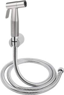 ओलिआना OBFHF2301 S.S. Health Faucet with SS-304 Grade 1 Meter Flexible Hose Pipe and Wall Hook स्वास्थ...
