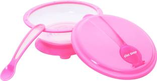 1st Step BPA Free Polypropylene Microwave Friendly Feeding Bowl With Spoon  - Food Grade Plastic