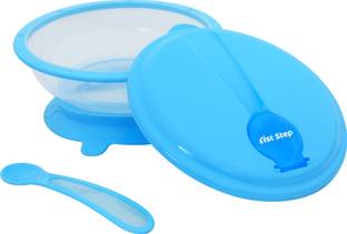 1st Step BPA Free Polypropylene Microwave Friendly Feeding Bowl  - Food Grade Plastic
