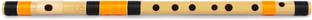 Radhe Flutes D Sharp Bansuri Middle Octave Left Handed PVC Flute