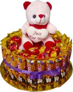 Cadbury 5 Star Chocolates With Soft Teddy Gift Hamper Combo