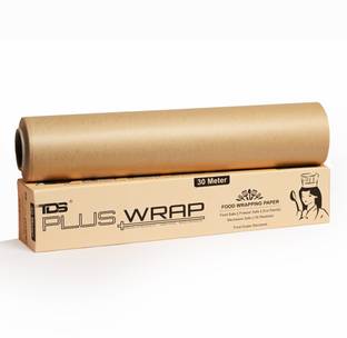 TDS PLUS WRAP 30 Meter Plain Brown Butter Paper Pack 1