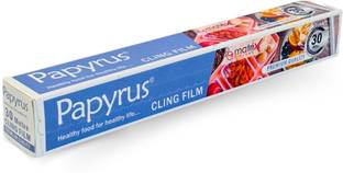 PAPYRUS Food Wrapping Cling Film Roll 30m | Food Wrap Roll | Butter Paper Shrinkwrap