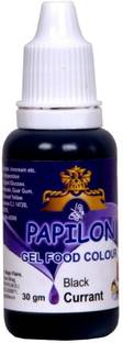 PAPILON Concentrated Gel Food Colour : BLACK CURRANT 30GM Purple