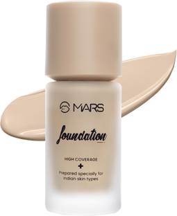 MARS High Coverage Liquid Foundation | Blemish Free & Blendable Makeup  Foundation