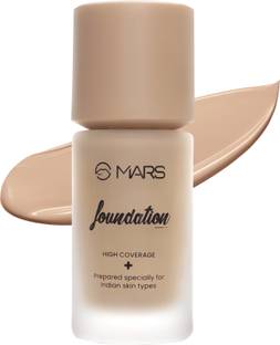 MARS High Coverage Liquid Foundation | Blemish Free & Blendable Makeup  Foundation