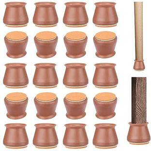 Alesso 20 Pcs Silicone Chair Leg Protectors for Hardwood Floors Chair Arm Rest