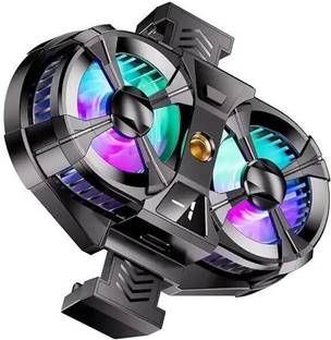Cubonic Dual Fan|3 Speed Mobile Cooler|LED Display|Tripod Port & Swivel wheel SL07 USB Fan