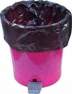 CAPTAIN Garbage Bags Pack of 30 Bags | Black Colour | Medium Size 19 X 21 inch Medium 30 L Garbage Bag (30 Bags) Medium 13 L Garbage Bag  Pack Of 30