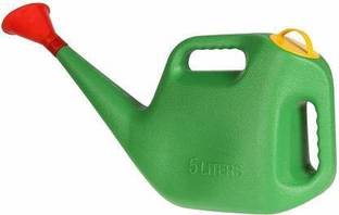 Plumcot Premium Watering Can (5 Litre, Plastic, Multicolour) Garden Tool Kit