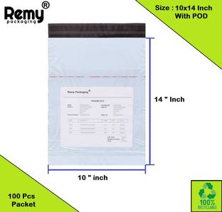 REMY PACKAGING 10X14 Inch Tamper Proof Courier Bag With POD Cover Security Bag Mailing Security Bag