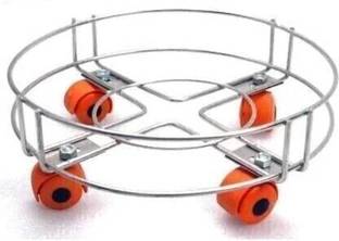 MTC steels Stainless steel Gas Cylinder Trolley pack of 1 Gas Cylinder Trolley