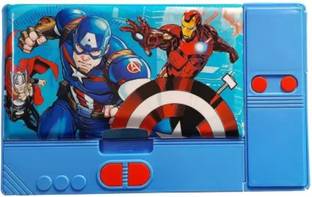 Extraposh NEW AVENGERS THEME JUMBO GEOMETRY WITH EXCESS SPACE FOR EXTRA BRIGHTKIDS Geometry Box