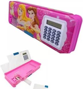 Extraposh NEW PINK BARBIE CALCULATOR GEOMETRY FOR GIRLS IN PINK Geometry Box