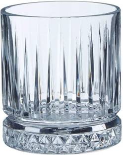vetreo (Pack of 6) Wine and Whiskey Glass, Water and Juice Tumbler Glass Set, with Multi-Purpose Beverage Drinking Transparent Glass, Clear (Dubai) (300ML) Set (6) Glass Whisky Glass