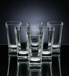 Meldique (Pack of 6) Juice Glass Drinking Glass Water Glass Set For Home Office Restaurant Glass Set Water/Juice Glass