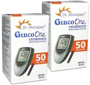 Dr. Morepen BG-03 100 Glucometer Strips