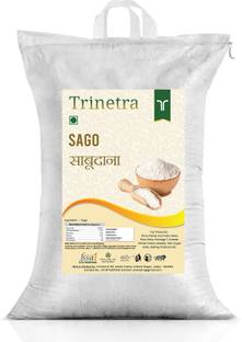 Trinetra Best Quality Sabudana (Sago)-2Kg (Packing) Sago