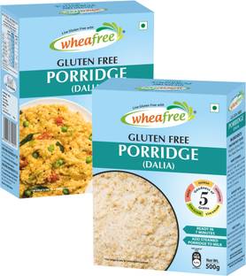 wheafree Gluten Free Porridge/Dalia (Pack of 2 - 500gm Each) | Now with The Goodness of Quinoa Quinoa