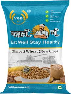 VGBNP Natural MP New Sharbati Wheat ( New Crop 306 gehu ) Pure & Clean with Hand Pick Whole Wheat