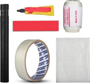 YMD Bat Care kit Toe Guard Grip Rubber Adhesive Edges Tape Face Sheet Binding Thread Cricket Guard Combo