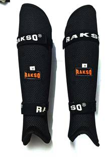 Rakso Secure Hockey Shin Guard SET OF 2 PCS (BLACK ) Hockey Shin Guard