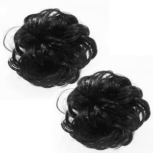 गैडिनस्टाइलो Set of 2, Funky Clutcher, Black Hair Extension Hair Accessory Set (Black)
