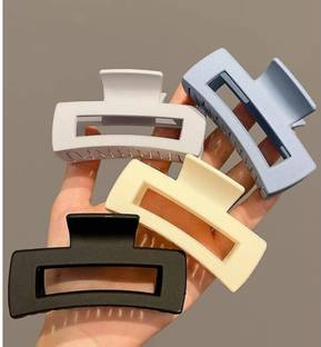 Softwrap Women mattie large korean style hair claw clip / clutcher ( set of 4pcs) Hair Claw