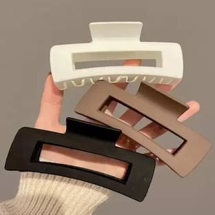 Alucia Korean Big Matte hair clip claw clutcher for thick and thin women and girls Hair Claw