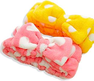 beautyitem Velvet Elastic Headband Random Colour (Pack of 2) Head Band