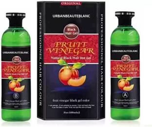URBANBEAUTEBLANC Fruit vinegar natural black hair color , NATURAL BLACK