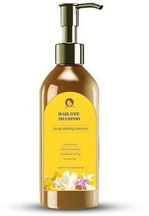 florvita Long Lasting Natural Hair Dye Shampoo , black