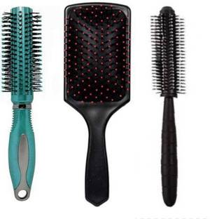 Glowrx Paddle and round brush combo