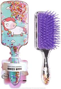 Timbktoo pack of 1 unicorn hair brush for girls (multi color)