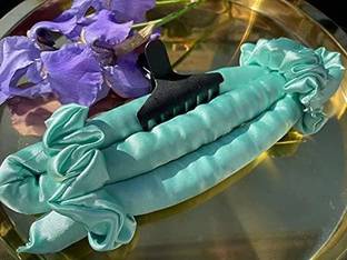 Maa shopping Silk curling ribbon, heatless hair curling set with2 Scrunchies, silk satin curler ribbon set, heatless curls(pack of 1) (firoji) Hair Curler