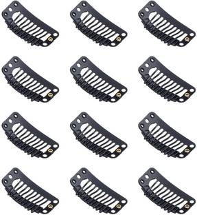 D-DIVINE Tic Tac Clips For Hair Patches Wig Extension Dupatta Tic Tac Clip (Pack of 12) Tic Tac Clip