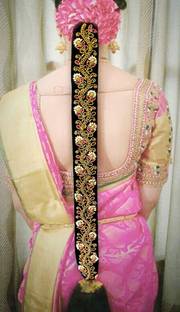 Zadinga Work Beautiful jada Parandi For Women and Girls Easy to attach Choti Hair Braid Extension