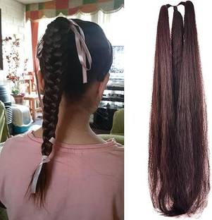MEGARICH Extra  Braid Attachment for Ladies - Brown Hair Extension