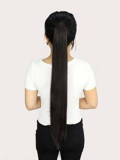 ALX Straight tie up Ribbon Wrap around Ponytail for girls woman silky81a Bun Stick
