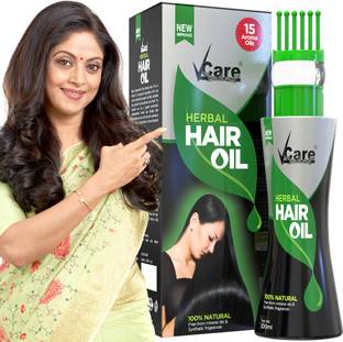 Vcare New improved Herbal Hair Oil with Wonder cap, 100 ml Hair Oil