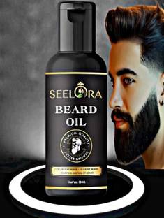 seelora Beard Oil| Rosemary, Anagain & Aminexil | Stronger & Thicker Beard 50ml Hair Oil