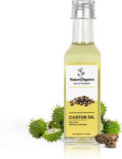 Nature Elegance Cold Pressed Extra Virgin Castor Oil For Hair Growth Hair Oil