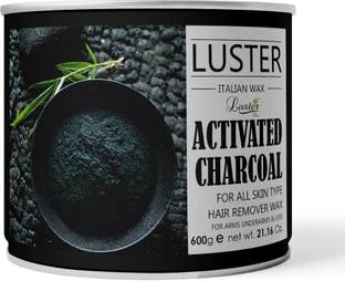 Luster Activated Charcoal Hair Removal Hot Wax | Waxing For Women & Men Wax