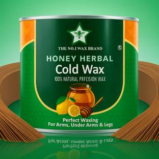 HONEY HERBAL Best Cold Hair removal wax for smooth and pefect waxing with strips and stick(Cold WAX 600GM)600GM Wax