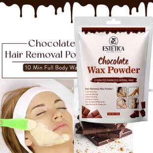 Estetica Chocolate Wax Powder - Best Remedy for Excess Hair (50 g) Wax