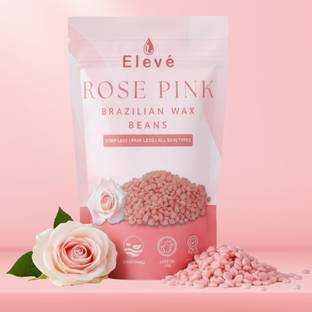Eleve Rose Pink Brazilian Wax Beans for Hair Removal – Hands, Legs & Bikini Wax Wax
